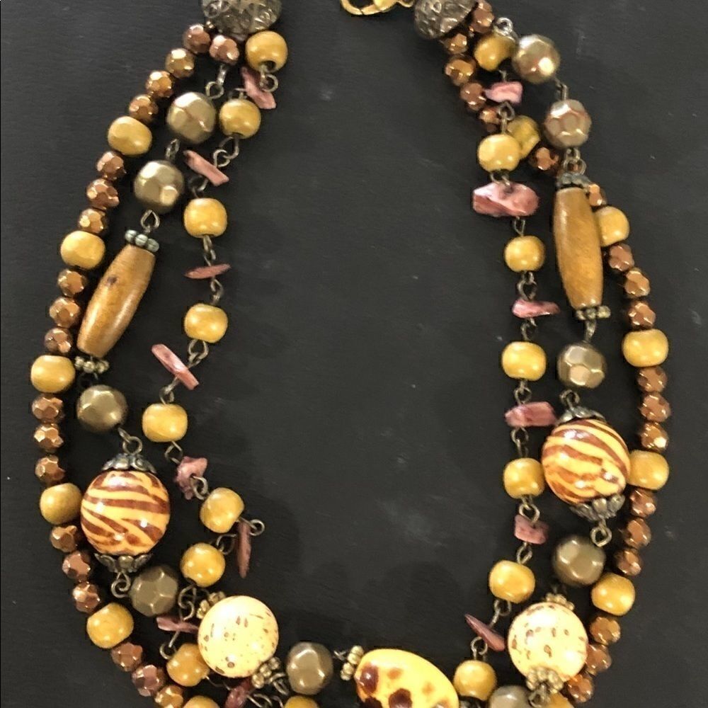 Premier Designs Multi-strand Beaded Necklace - Picture 2 of 2
